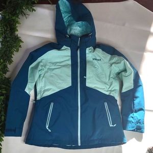 Marmot Blue and Light Green Women's Jacket
